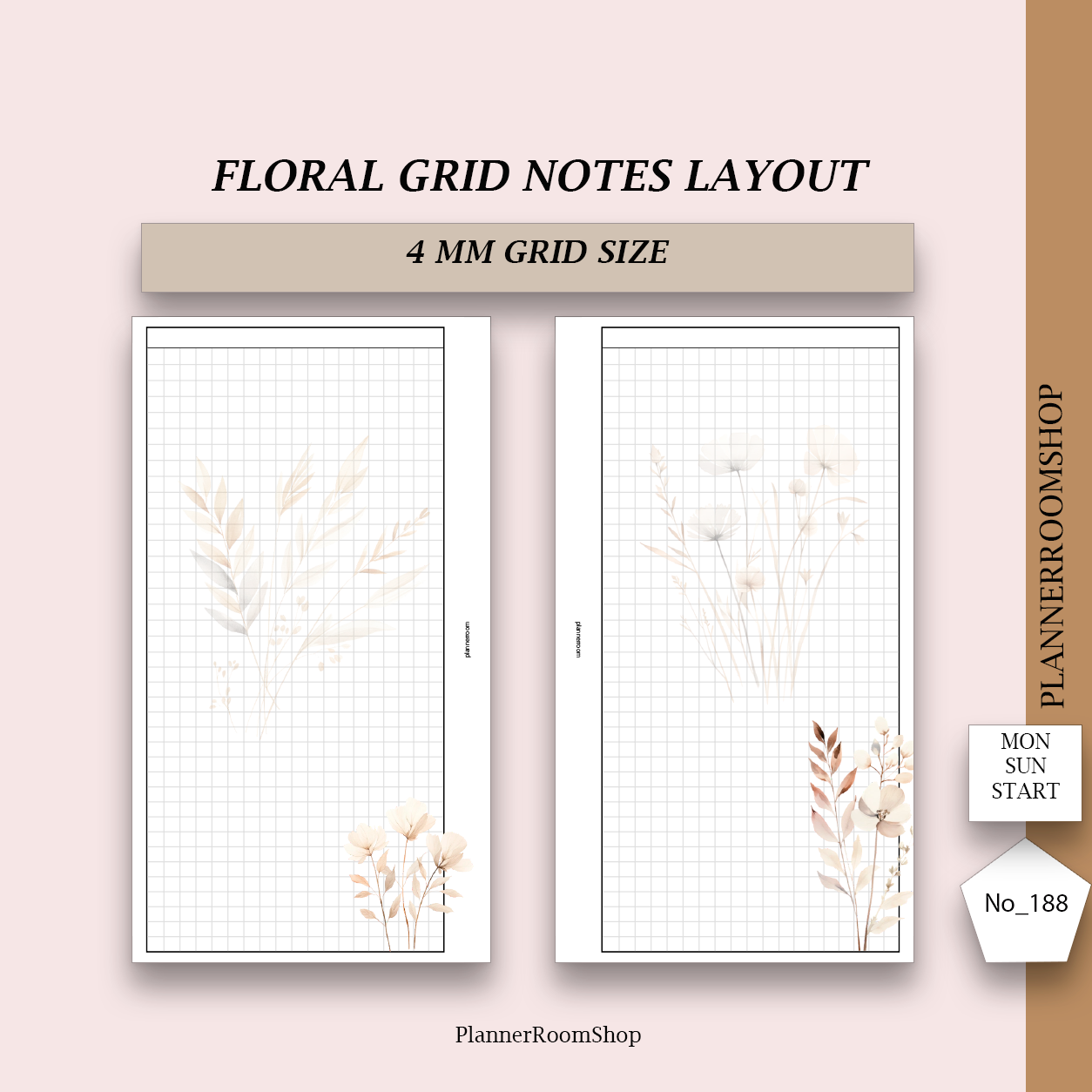 Notes layout | Printable planner - 188