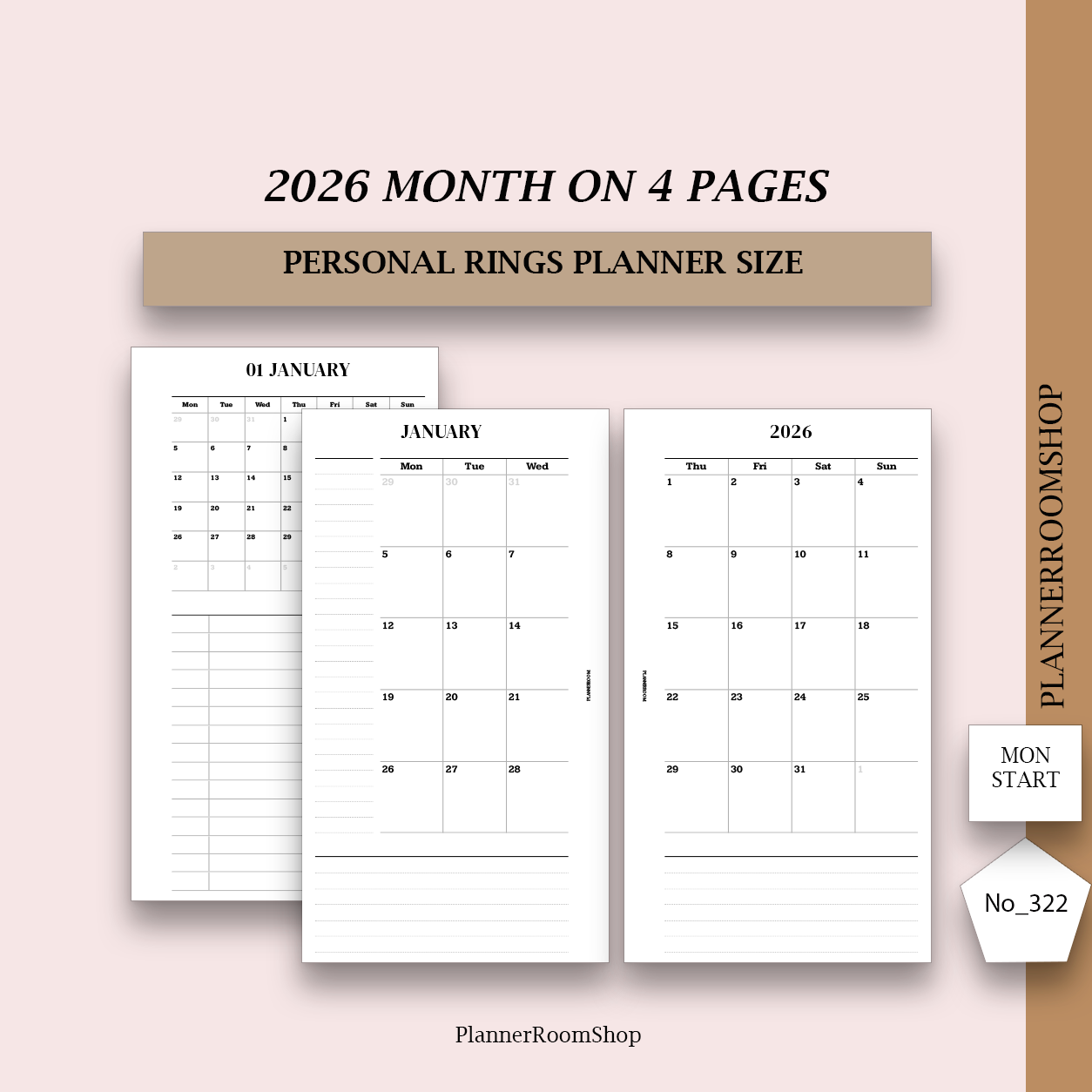 2026 PRINTABLE inserts (all inserts, sizes in 1 file)