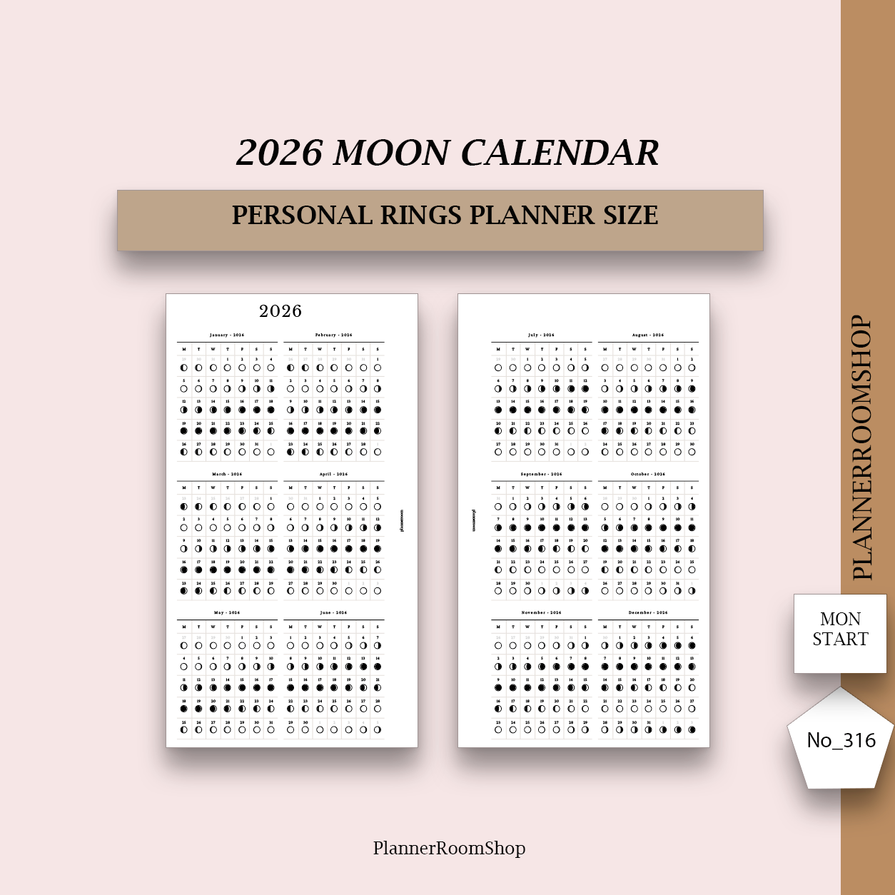 2026 PRINTABLE inserts (all inserts, sizes in 1 file)