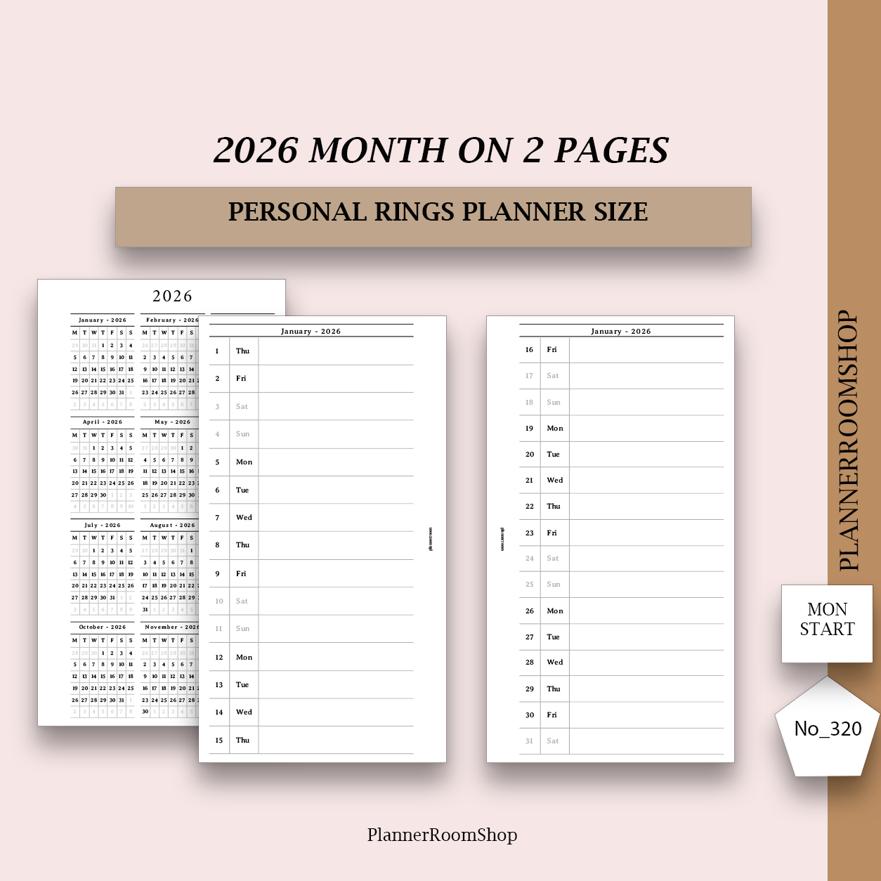 2026 PRINTABLE inserts (all inserts, sizes in 1 file)