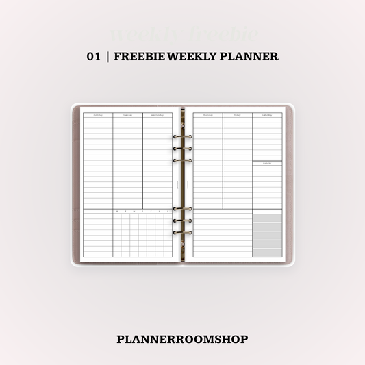 01 - FREEBIE Weekly Planner
